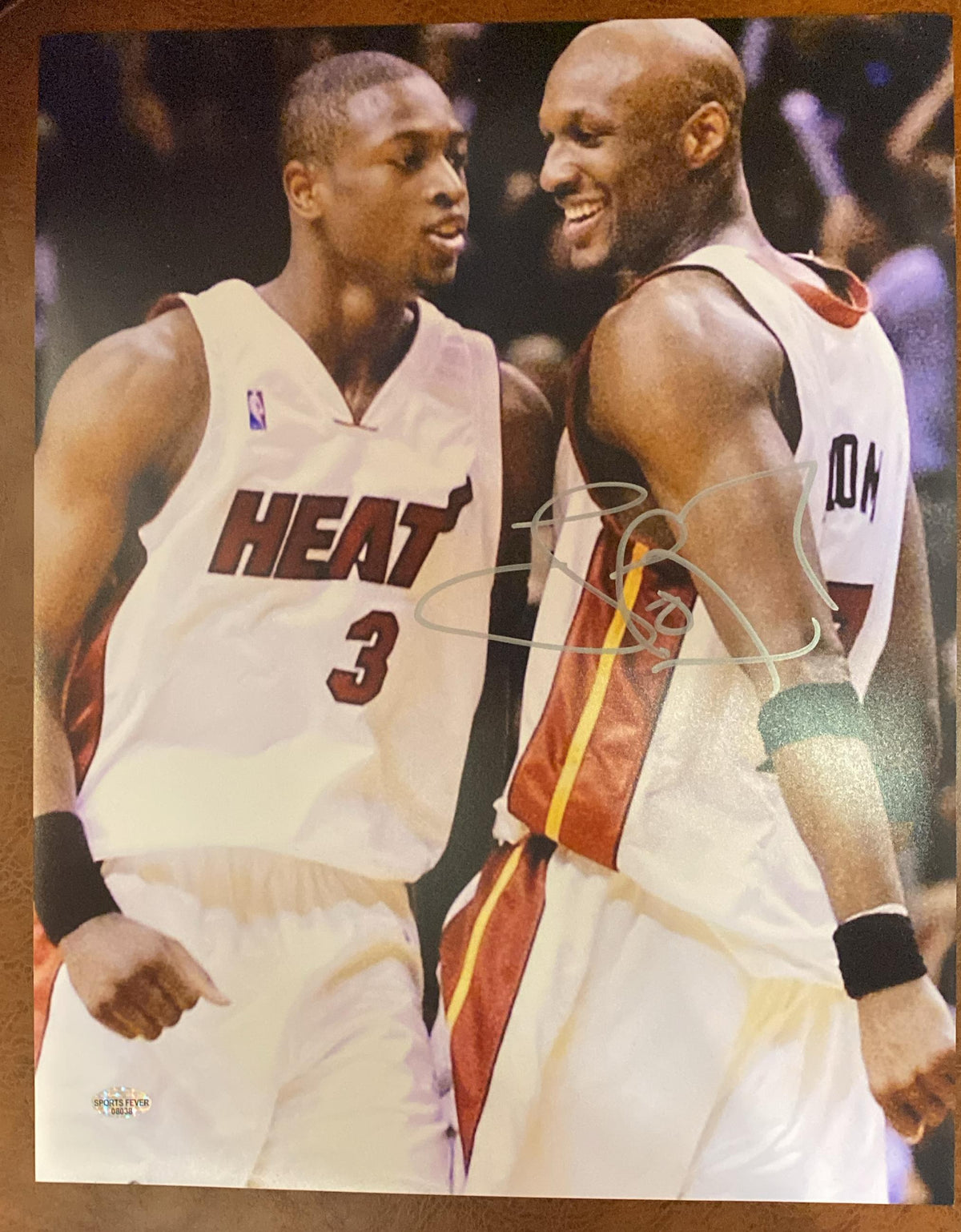 Lamar Odom Miami Heat Autographed 11X14 photo with COA product image 2