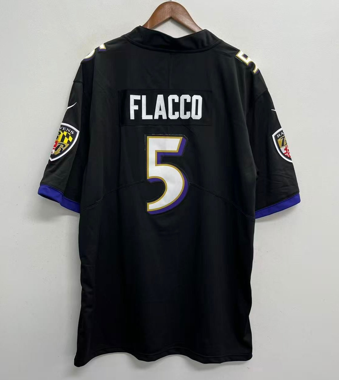 Joe Flacco Baltimore Ravens Official NFL Jersey Nike Black product image 1