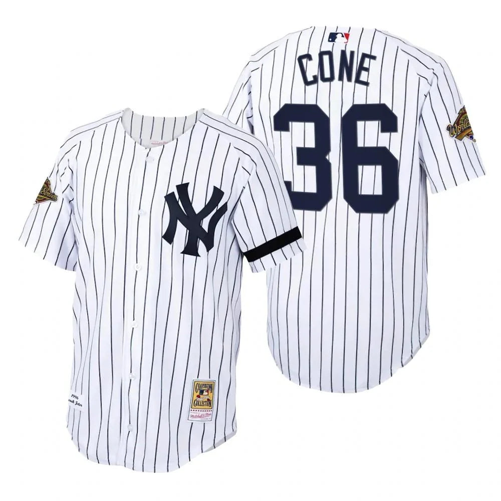 David Cone 1996 New York Yankees Official MLB Mitchell & product image 1