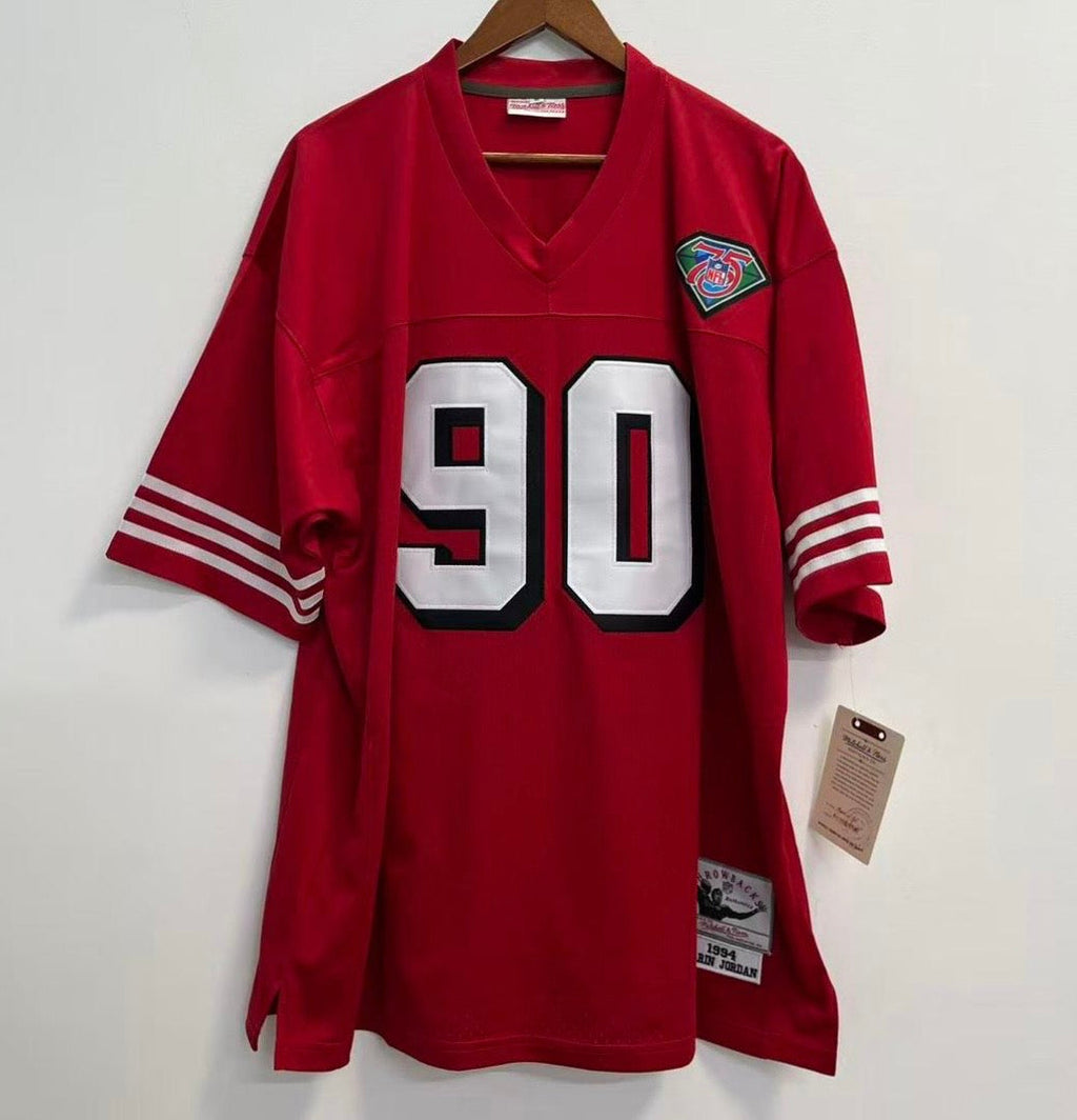 Darin Jordan 1994 San Francisco 49ers Official NFL Mitchell product image 2
