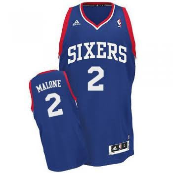 Moses Malone Philadelphia 76ers Official NBA Adidas Jersey product image 1