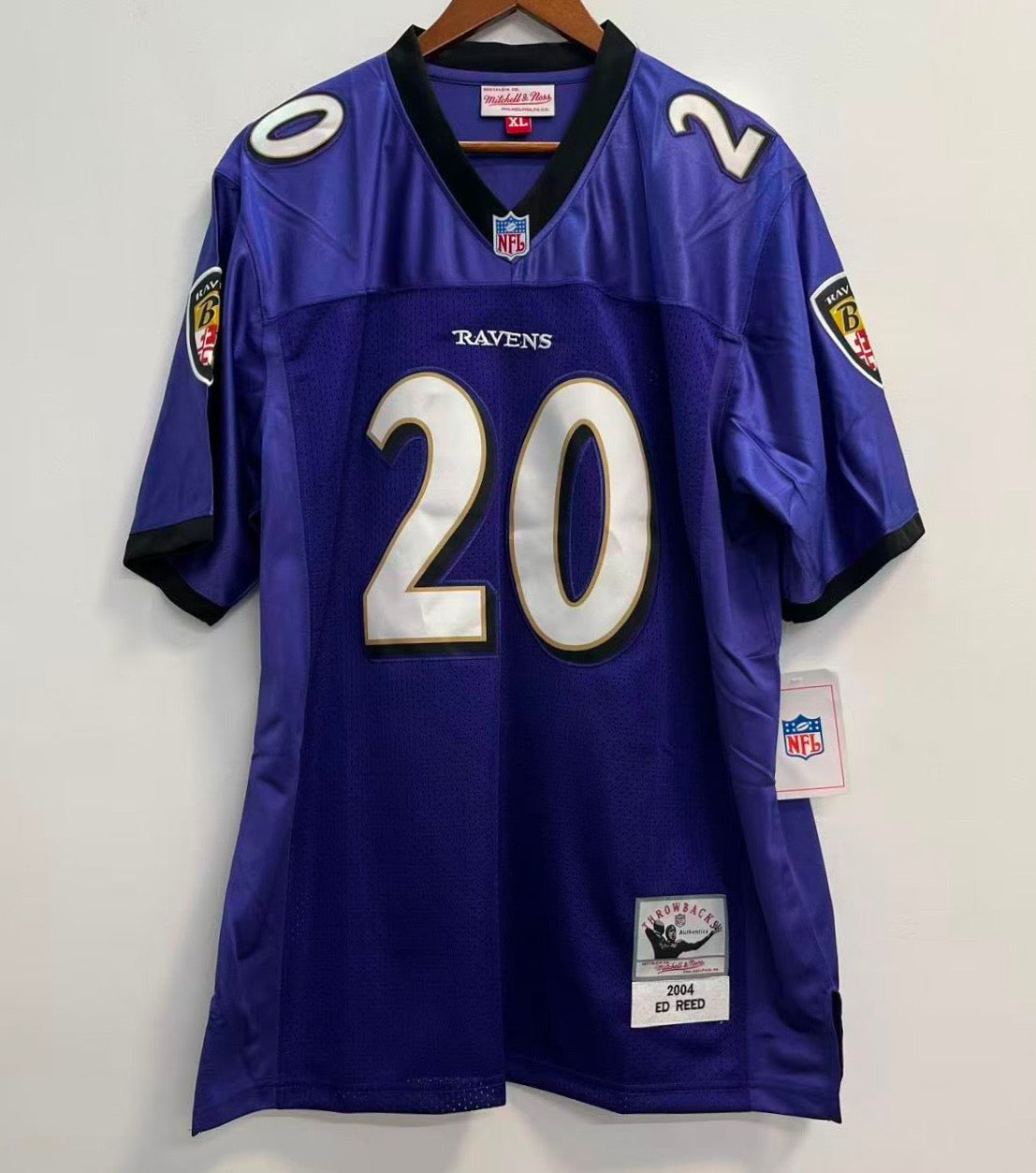 Ed Reed Baltimore Ravens YOUTH KIDS Mitchell & Ness Jersey product image 3