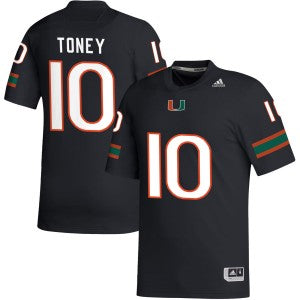 Malachi Toney Miami Hurricanes Official NCAA Adidas Jersey product image 1
