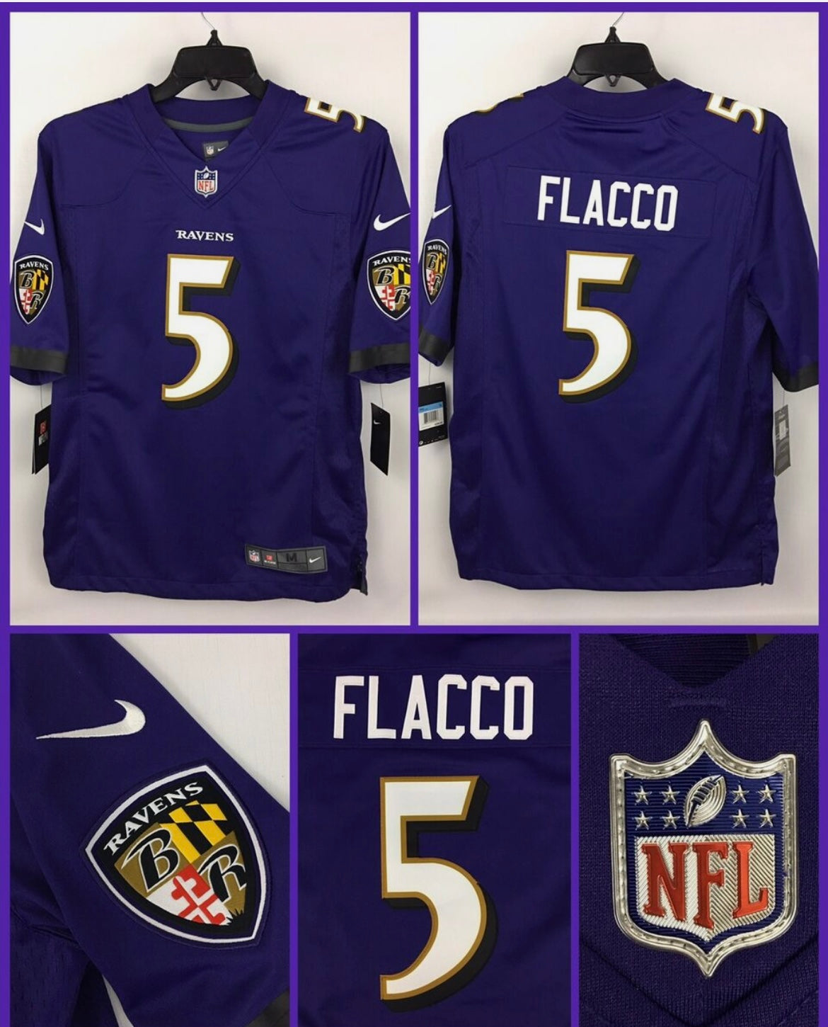 Joe Flacco Baltimore Ravens Official NFL Jersey Nike product image 3