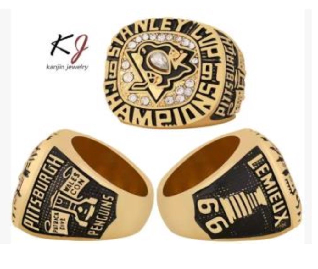 Mario Lemieux 1991 replica NHL Championship ring product image 1