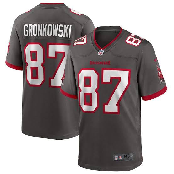 Rob Gronkowski Tampa Bay Buccaneers NFL NIKE Jersey Pewter product image 1