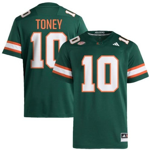 Malachi Toney Miami Hurricanes Official NCAA Adidas Jersey product image 1