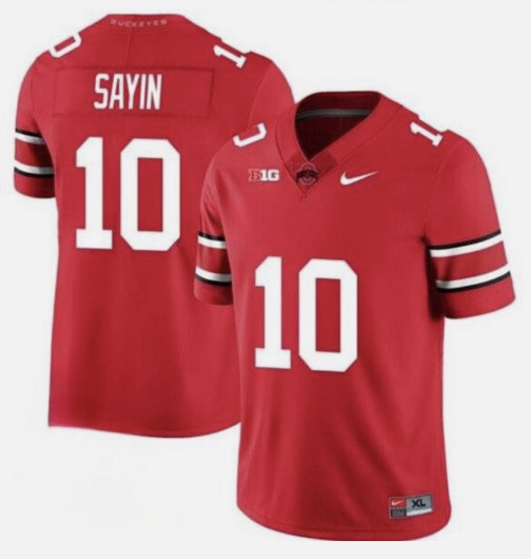 Julian Sayin Ohio State Buckeyes Official NCAA Nike Jersey product image 1