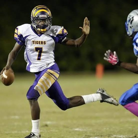 Lamar Jackson High School Jersey Boynton Beach Florida white product image 2