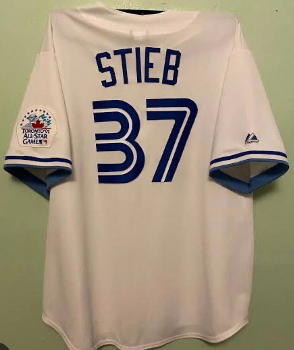Dave Stieb Toronto Blue Jays Official MLB Majestic Jersey product image 1