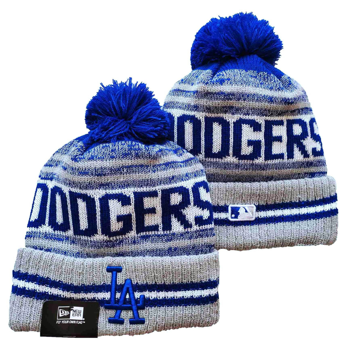 Los Angeles Dodgers MLB New Era winter knit Hat with Pom product image 1