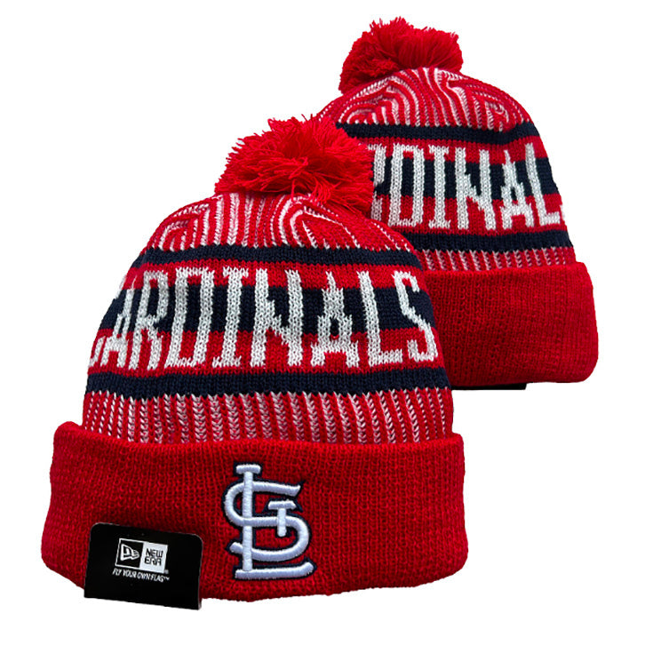 St. Louis Cardinals MLB New Era winter knit Hat with Pom product image 1