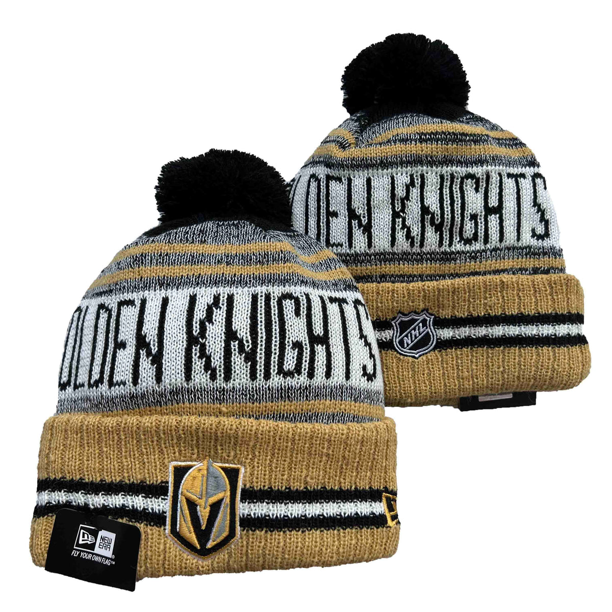 Las Vegas Golden Knights NHL New Era winter Hat with Pom product image 1