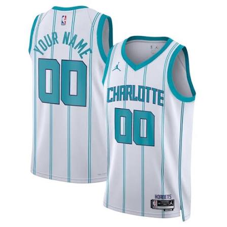 Choose Any NAME and NUMBER customized Charlotte Hornets product image 1