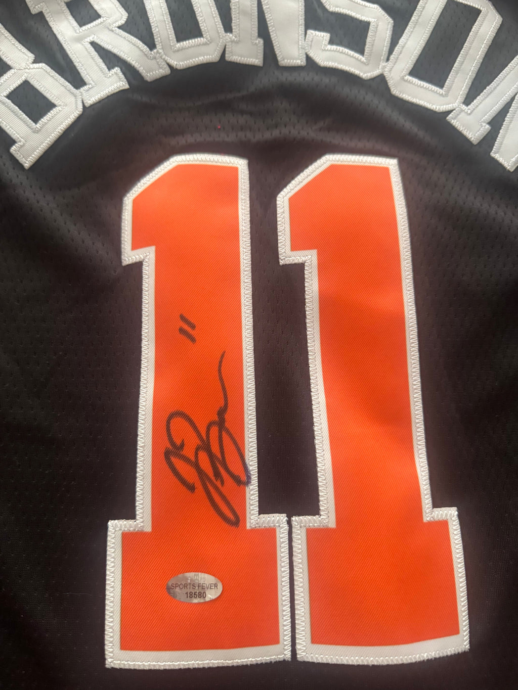 Jalen Brunson New York Knicks autographed Official NBA Nike product image 3