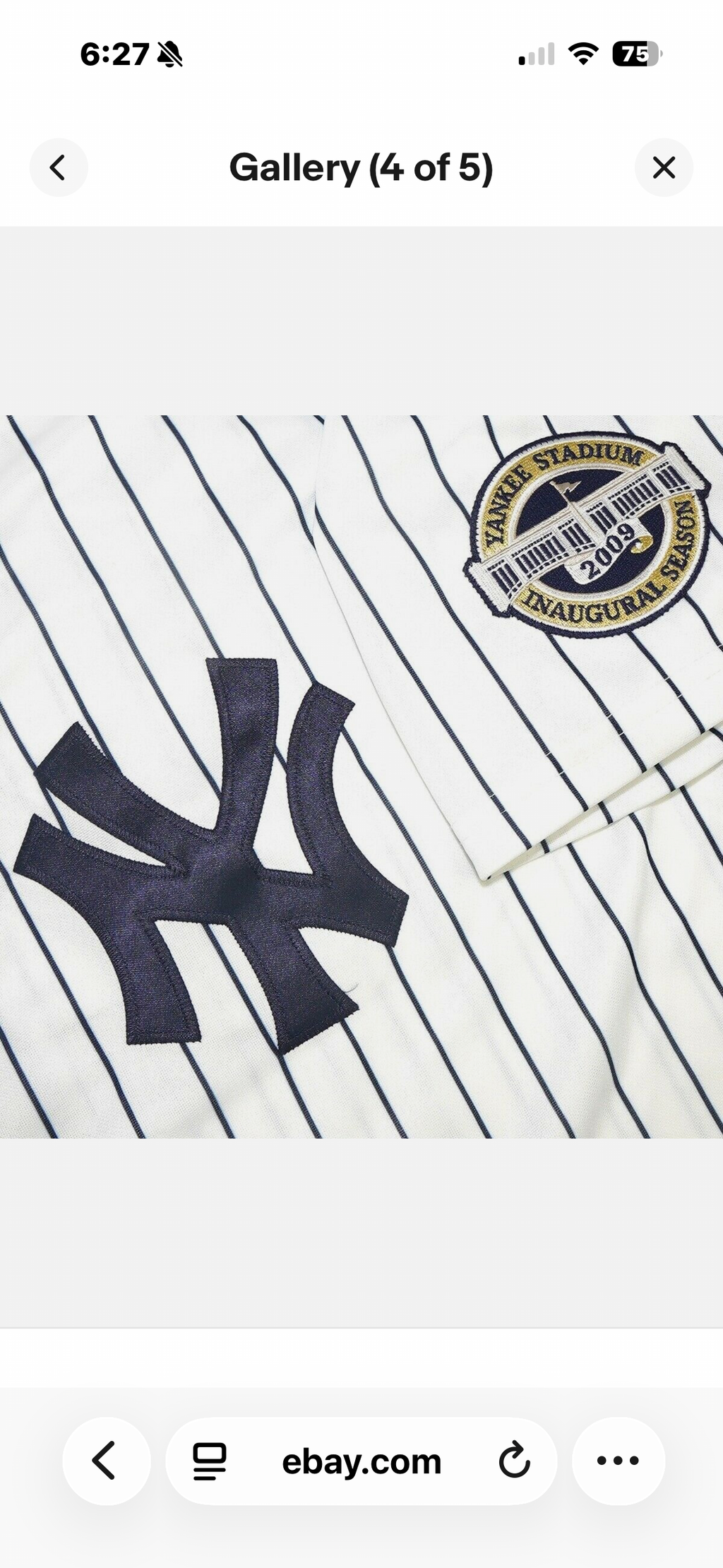 CC Sabathia 2009 New York Yankees World Series White Home product image 4