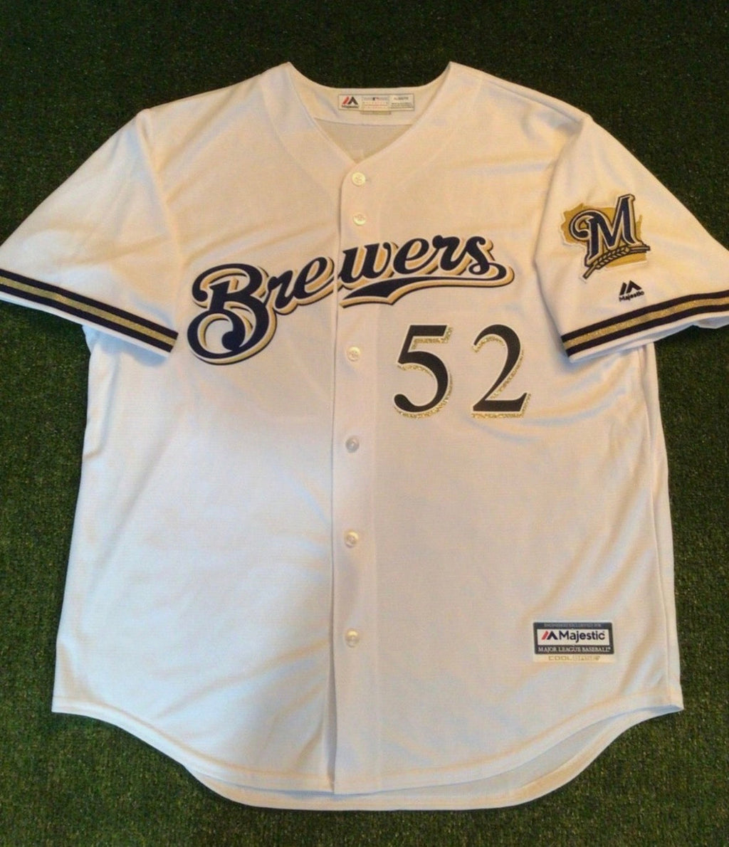CC Sabathia Milwaukee Brewers Jersey Men's (S-3XL) Majestic product image 2