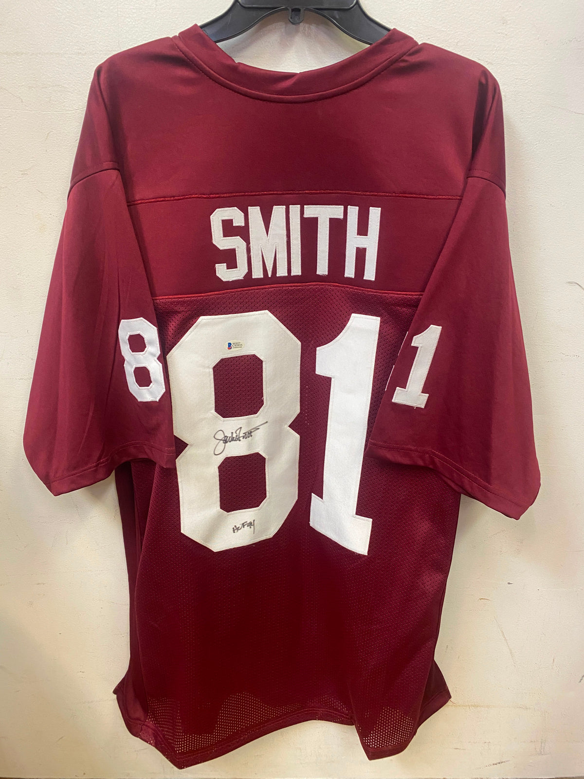 Jackie Smith Cardinals autographed jersey Beckett COA product image 1