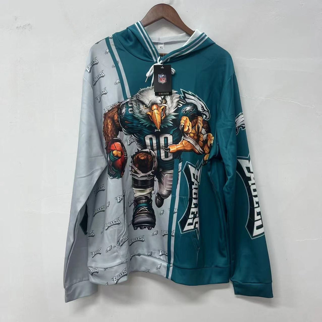 Philadelphia Eagles lightweight hoodie Animated graphics product image 1