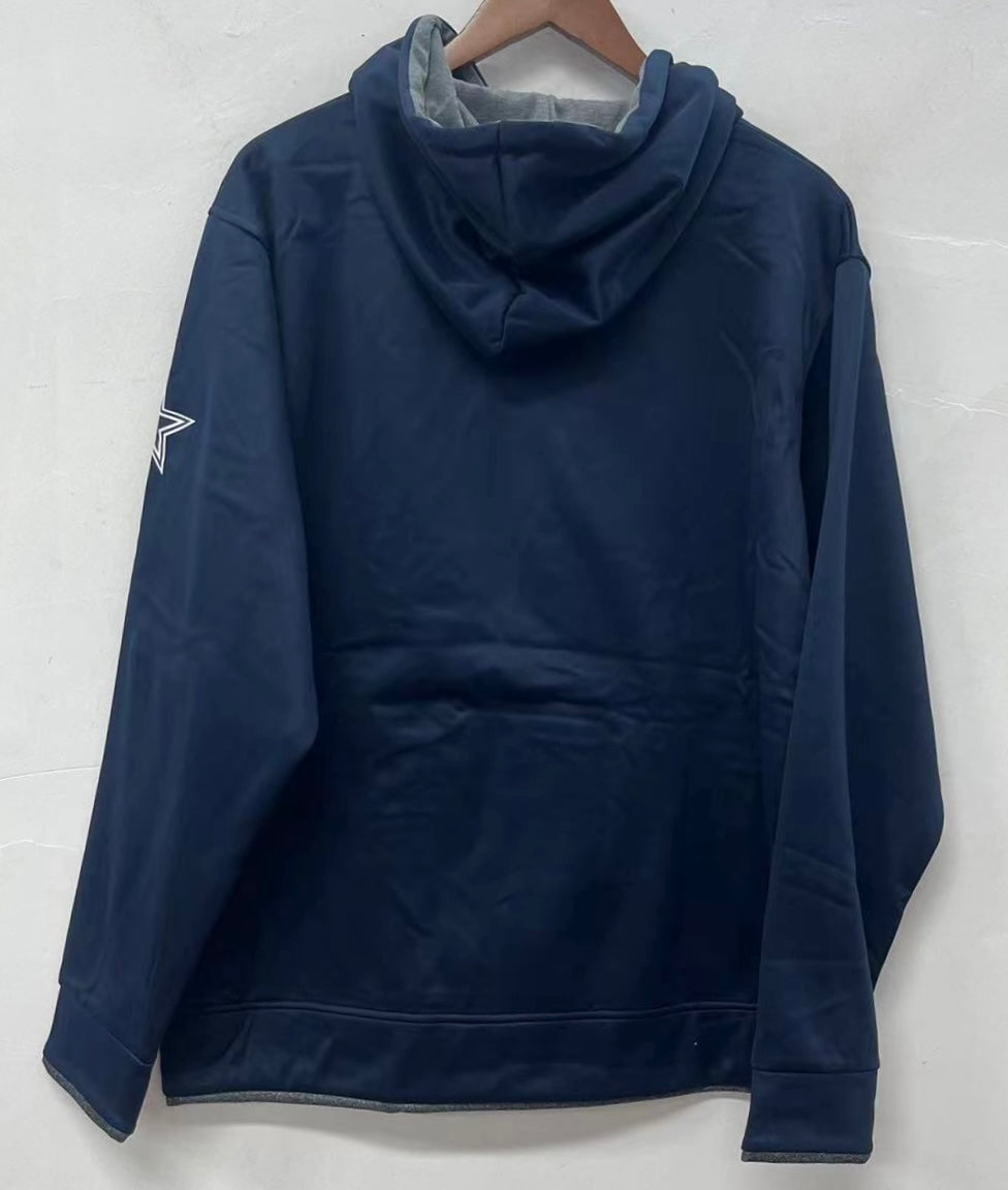 Dallas Cowboys dark blue hoodie NFL licensed product image 2