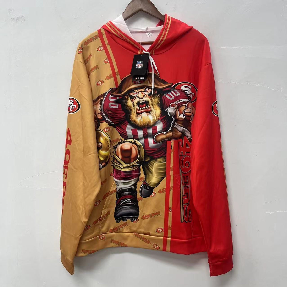 San Francisco 49ers lightweight hoodie Animated graphics product image 1